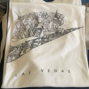 White Nike Vegas T shirt